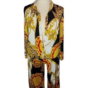 Fancy Design Long Sleeve Shirt & Pant Set